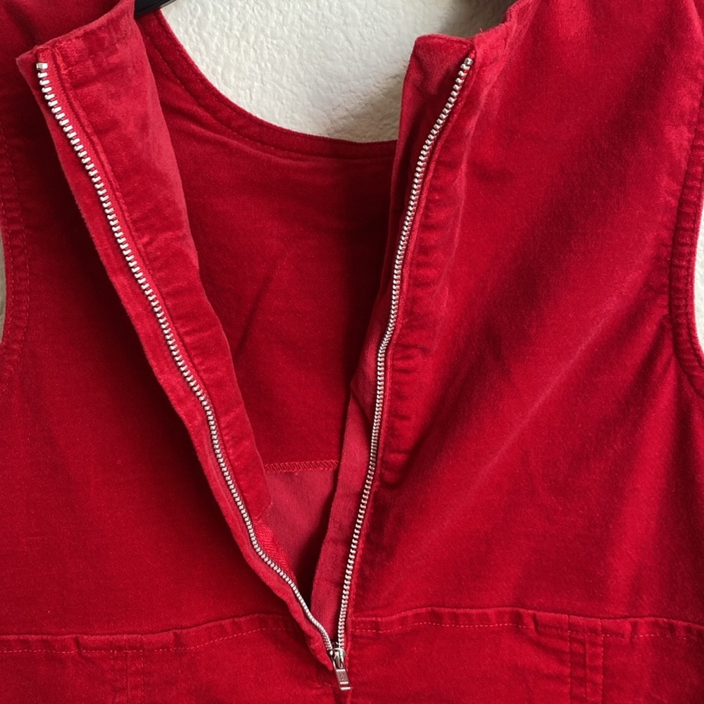 Esprit Girls' Red Corduroy Sleeveless Jumper Size: 10-11 Years - Picture 8 of 10